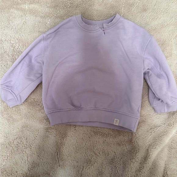 Zara Lavender Sweatshirt and grey leggings - Picture 2 of 6